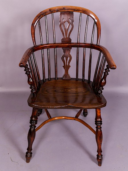 Yew Wood Windsor Chair possibly Lincolnshire