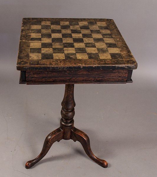 Georgian Decorated Tripod Table