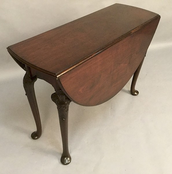 George II Pad Foot Table Carved to the Knee