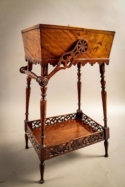 An Unusual Victorian Ladies Sewing Stand