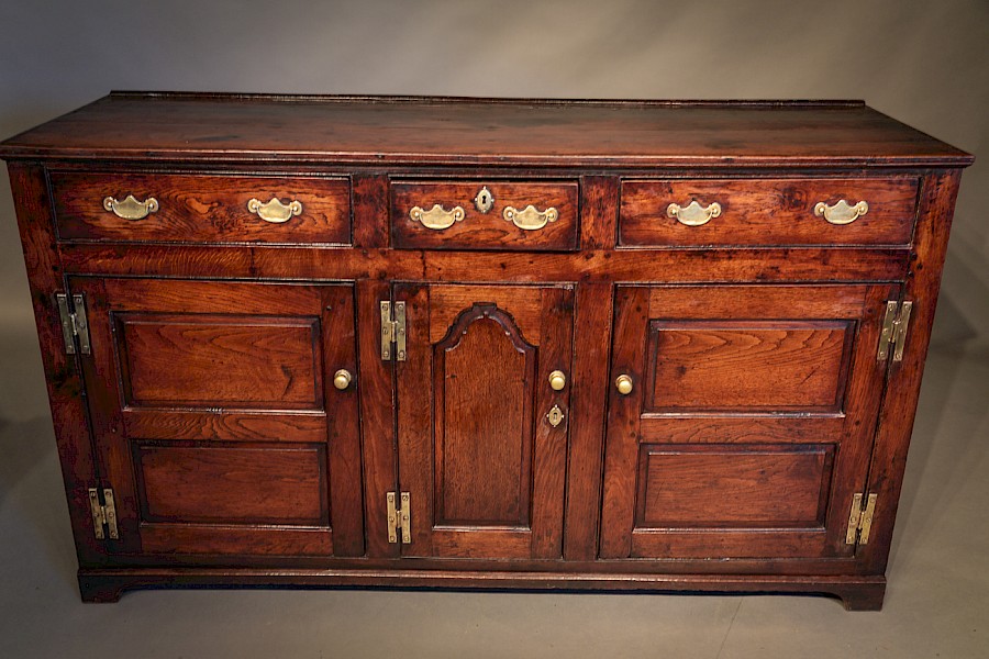 Georgian Oak Serving Dresser Good Colour