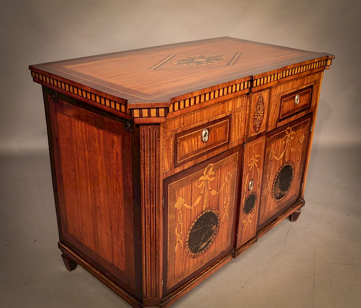 Continental Satinwood Commode