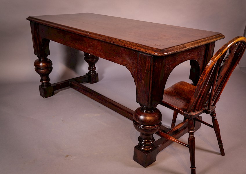 19th century Refectory Table Oak