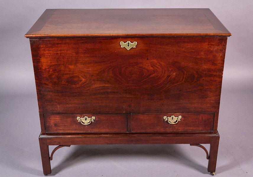 Georgian Silver Chest on Stand Mahogany