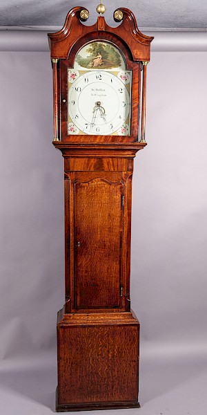 Long case Clock by John Hallam of Nottingham