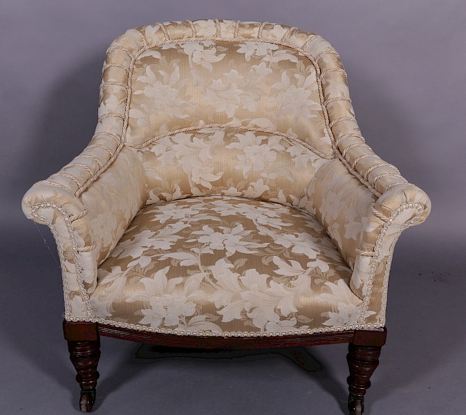 Victorian Upholstered Tub Chair
