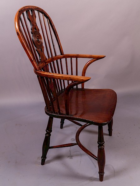 Thames Valley Yew Wood Windsor Armchair