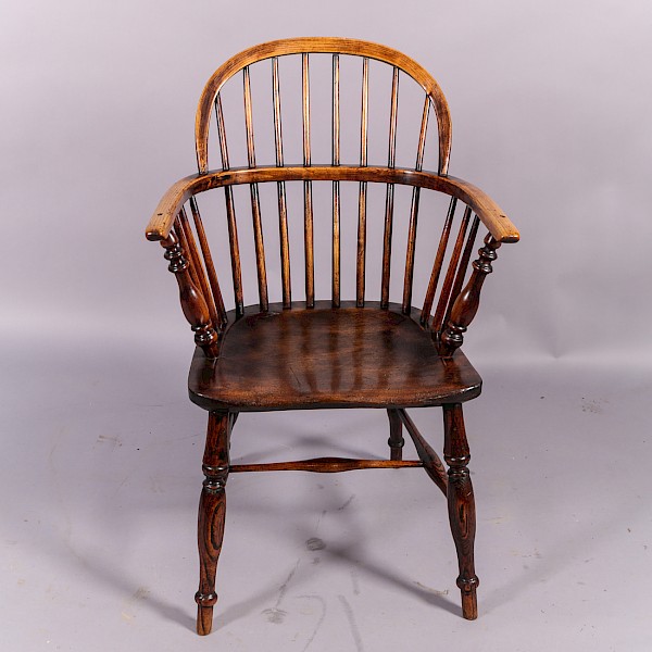 Antique Ash and Elm Windsor Chair