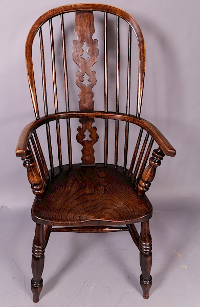 High Back Ash Windsor Chair
