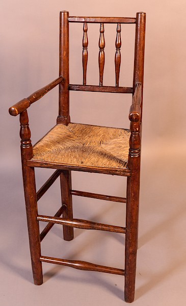 Childs High Spindle Back Chair c 1820