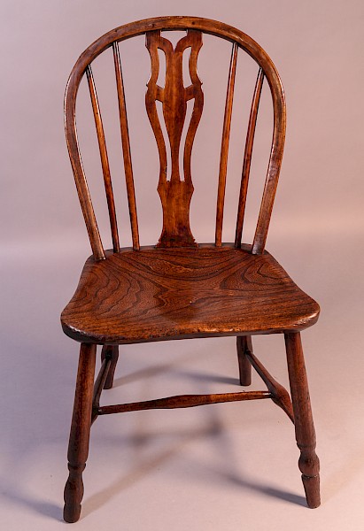 Yew Wood Kitchen Chair