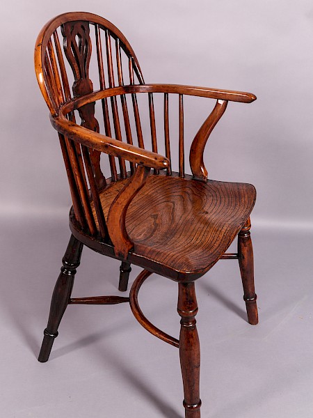 Yew Wood Windsor Chair William Wheatland Retford
