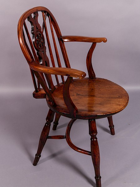 Rare Yew Wood Windsor Chair