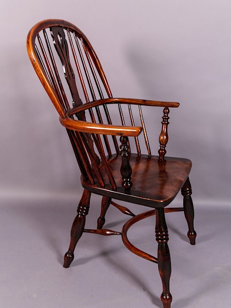 Yew Wood High Windsor Chair