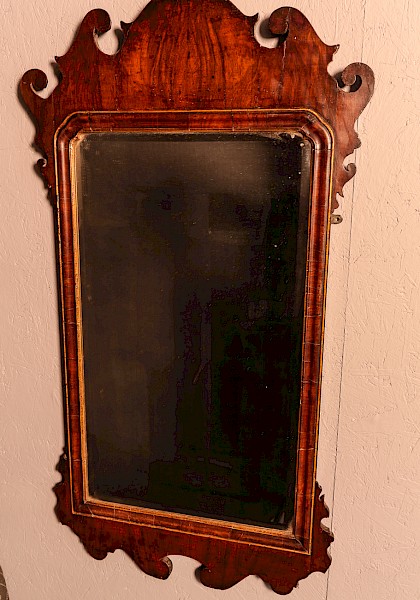 Georgian Walnut Mirror