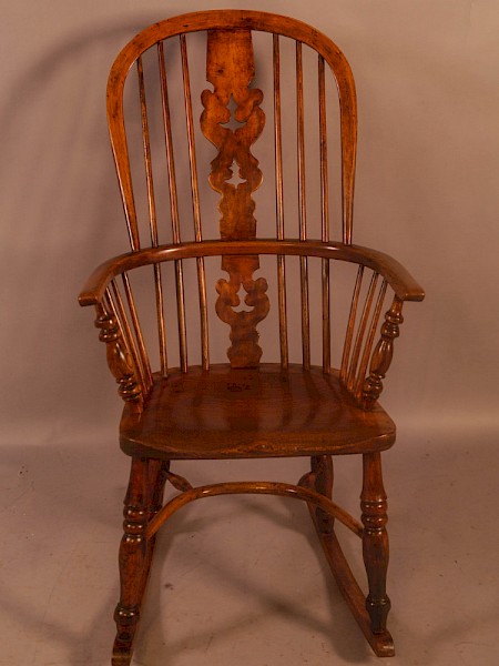 A Windsor Rocking Chair in Ash and Elm