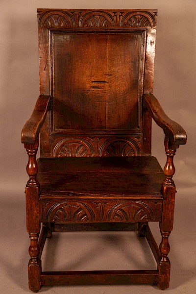 A Good 17th century Wainscot Armchair