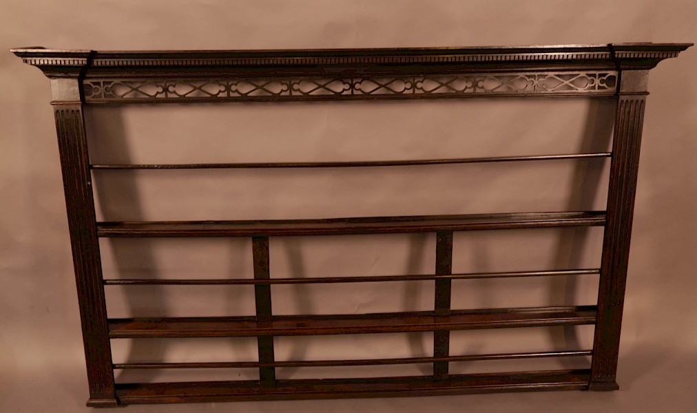 A Large 18th century Oak Plate Rack