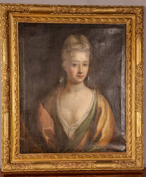 An 18th century Oil on Canvas Lady