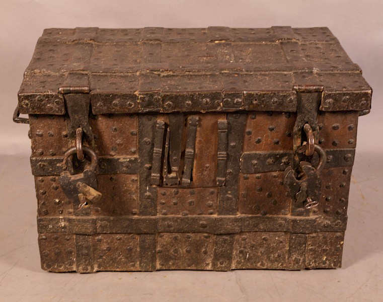 A 16th century Iron Strong box