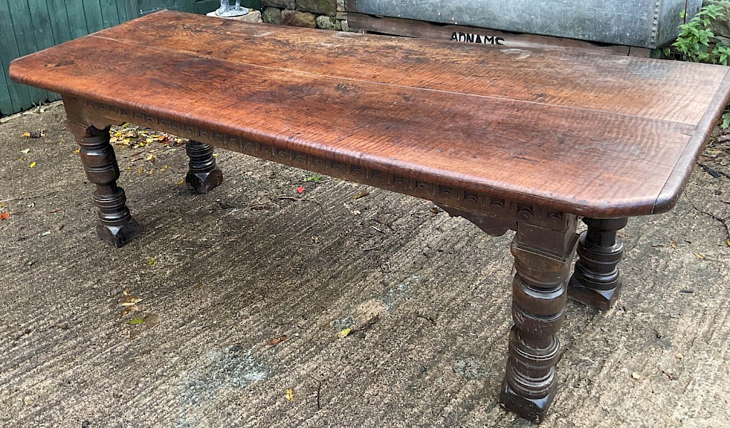 A 17th century Refectory Table in Oak