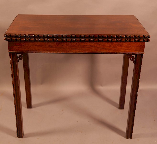 A Good Quality late Victorian Games Table in Mahogany