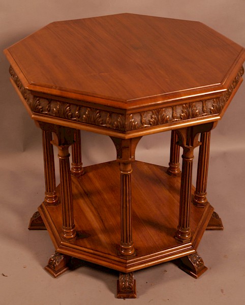 A Superb Arts and Crafts Centre Table in Walnut