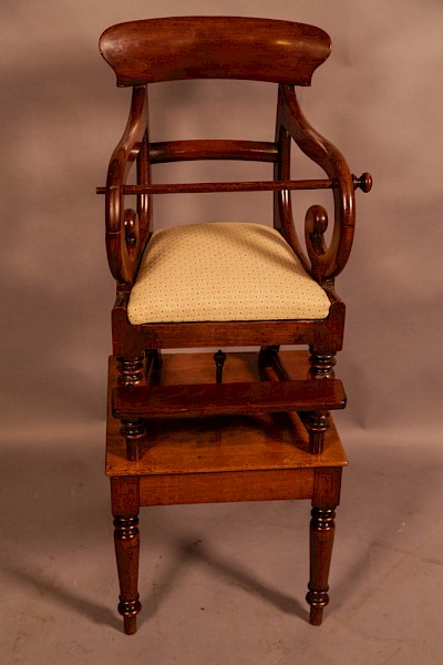 An early 19th century Childs High chair