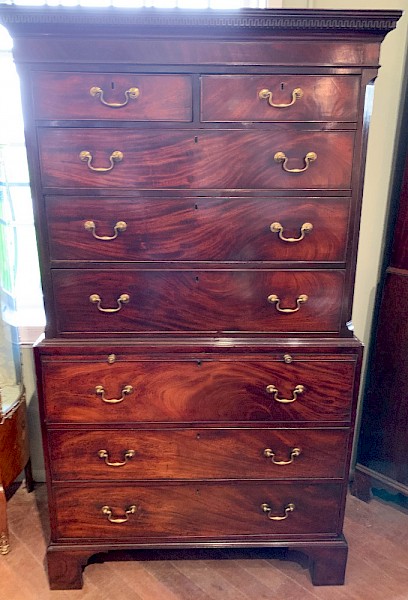 A Fine 18th century Chest on Chest