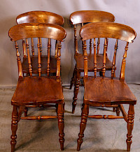 a near set of 6 Worksop made Kitchen Chairs