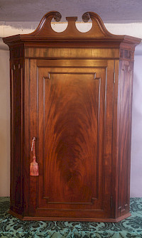 A Super Georgian Corner Cupboard
