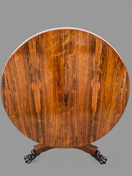 A superb william IV centre table rosewood